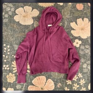 Think! Women's Plum Hoodie Sweatshirt